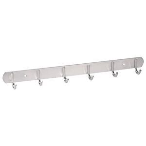 Aluminium Coat Hat Towel Clothes Robe Wall Mounted Hooks Hanger Rack